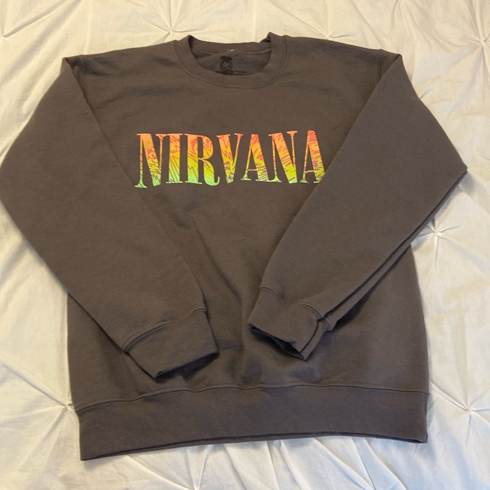 NWOT unworn dark gray nirvana sweatshirt